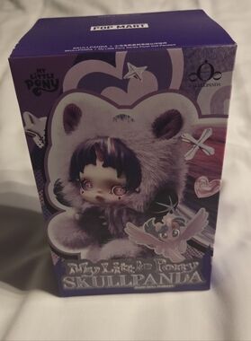 POP MART My Little Pony Skullpanda Plush Doll - Purple